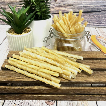 9-10mm Rawhide Twist Dog Chews