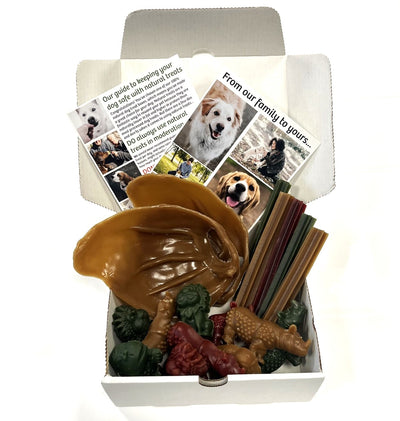 Mini Dog Treat Box: The VEGGIE BOX
