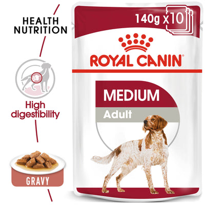 ROYAL CANIN® Medium Adult in Gravy Wet Dog Food