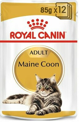 ROYAL CANIN Maine Coon Adult In Gravy Wet Cat Food