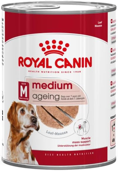 ROYAL CANIN® Medium Ageing 7+ in Loaf 410g Wet Dog Food in Cans
