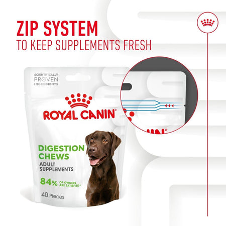 Royal Canin Adult Dog Supplement for Digestion Soft Chews 160g