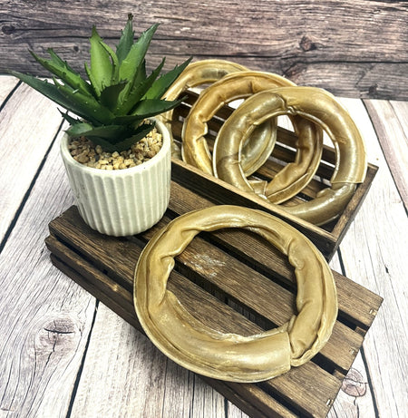 6 inch Rawhide Rings