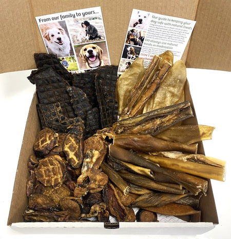 100% Natural Dog Treat Box: The BEEFY BOX