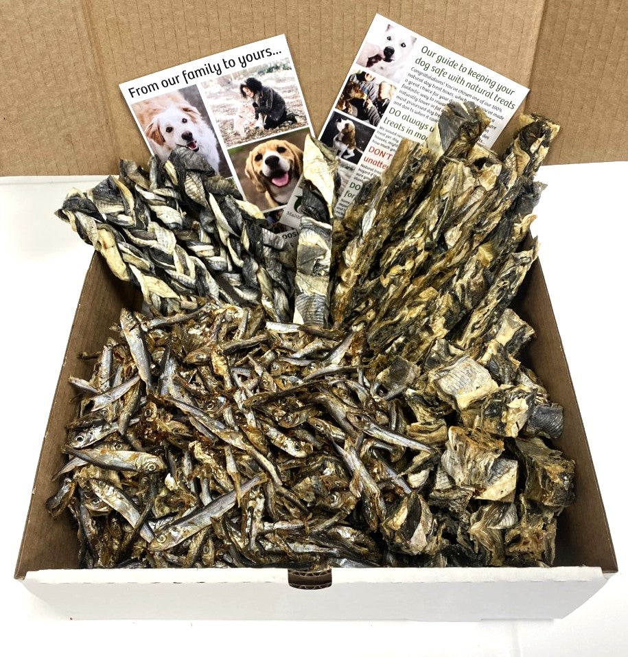 The Fishy Box - 100% Natural Dog Treats by Maltbys' Stores