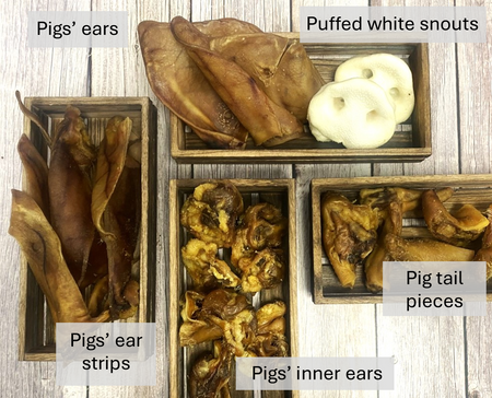 100% Natural Dog Treat Box: The PORKY BOX