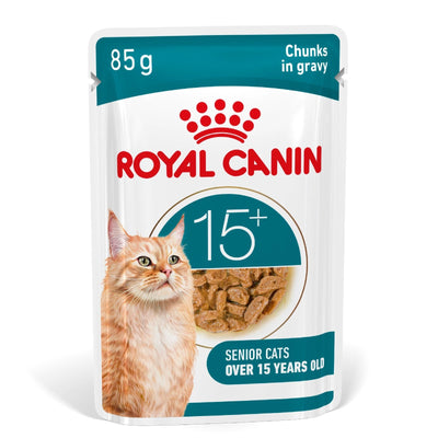 ROYAL CANIN® Ageing 15+ Senior In Gravy Wet Cat Food