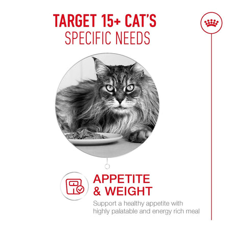 ROYAL CANIN® Ageing 15+ Senior In Gravy Wet Cat Food