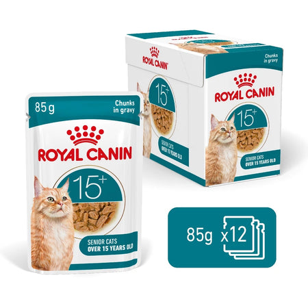 ROYAL CANIN® Ageing 15+ Senior In Gravy Wet Cat Food
