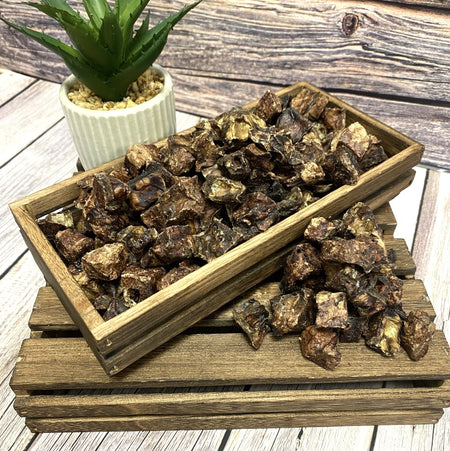 Small Puffed Jerky Cubes ( Dried Lung )