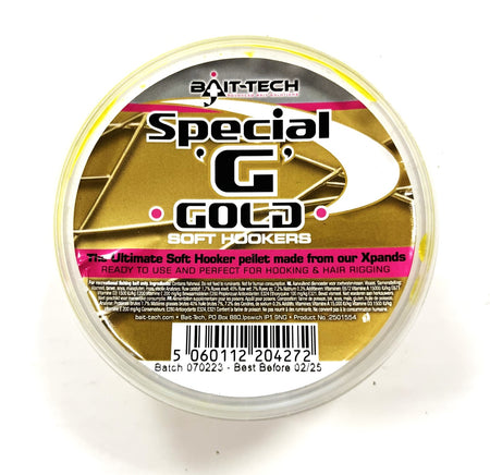 Bait-Tech Soft Hook Pellets - Special G Gold 6mm