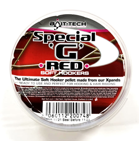 Bait-Tech Soft Hook Pellets - Special G Red 6mm