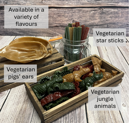 Veggie Pigs Ears Vegetarian Dog Treats