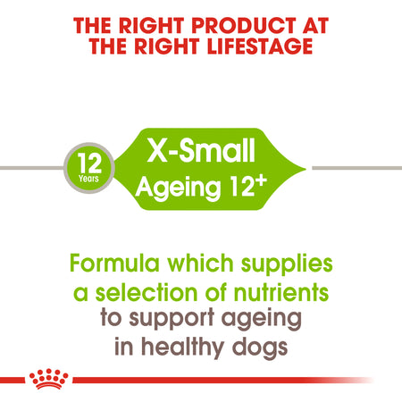 ROYAL CANIN® X-Small Adult 12+ Senior Dry Dog Food