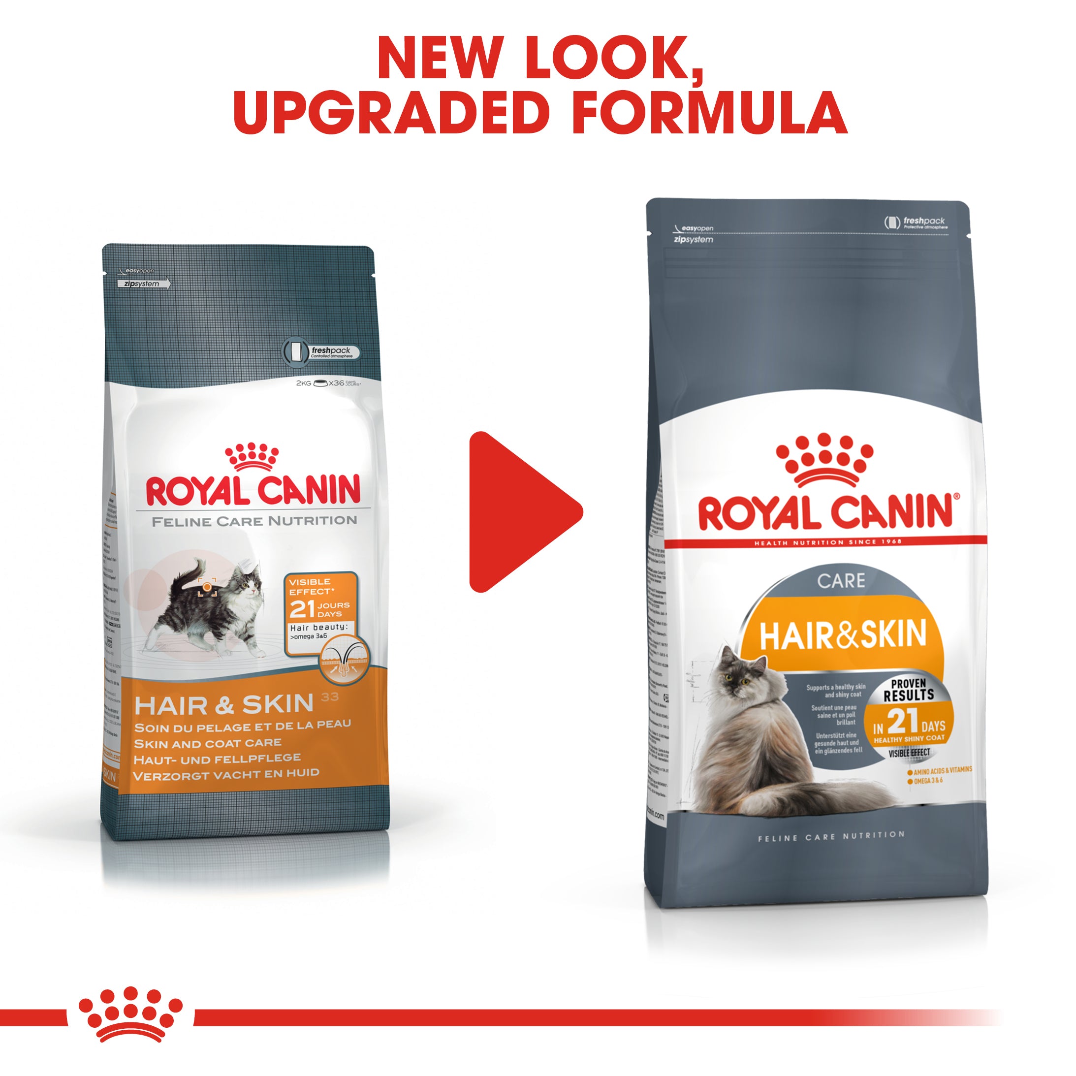 Royal canin hair clearance and skin wet food