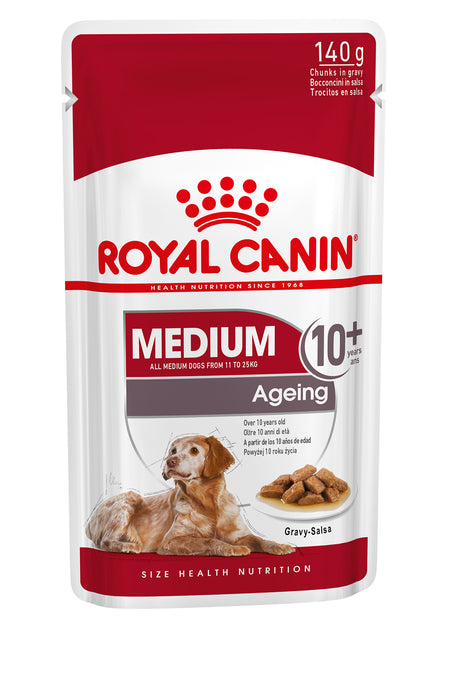 ROYAL CANIN® Medium Ageing 10+ Senior in Gravy Wet Dog Food