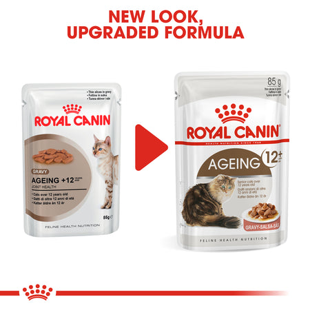 ROYAL CANIN® Ageing 12+ Senior In Gravy Wet Cat Food