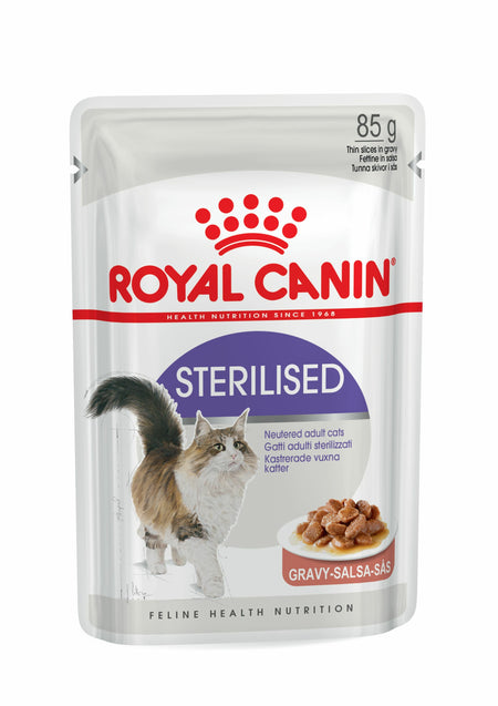 ROYAL CANIN Sterilised Adult In Gravy Wet Cat Food